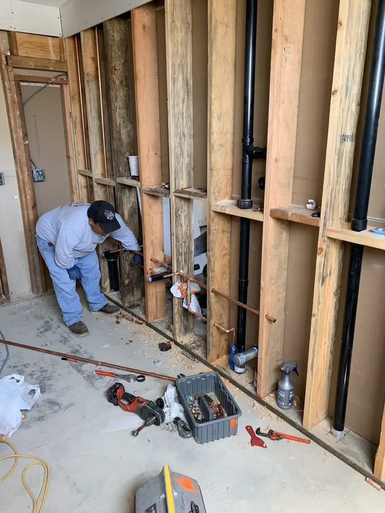 Commercial rough-in plumbing for Trenchless Sewer Repair in Cockeysville